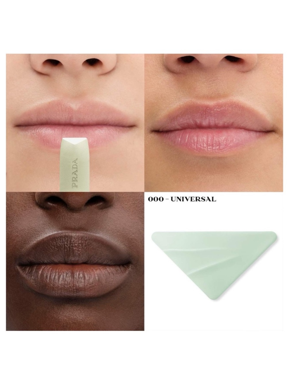 Prada Lip Balm (U000 Universal Clear) with Jojoba Oil